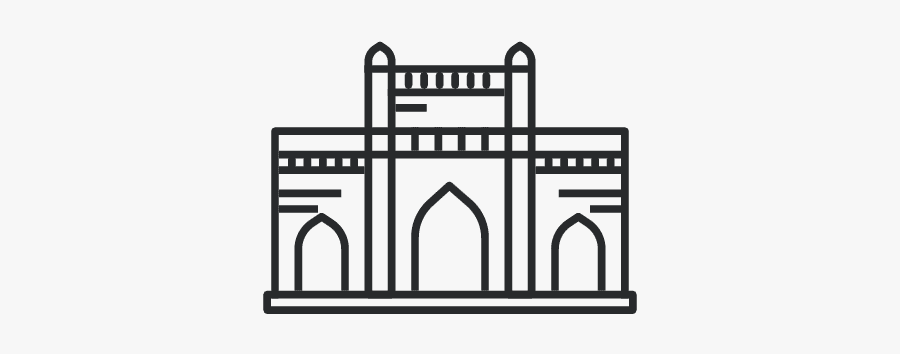 Gateway Of India Icon, Transparent Clipart