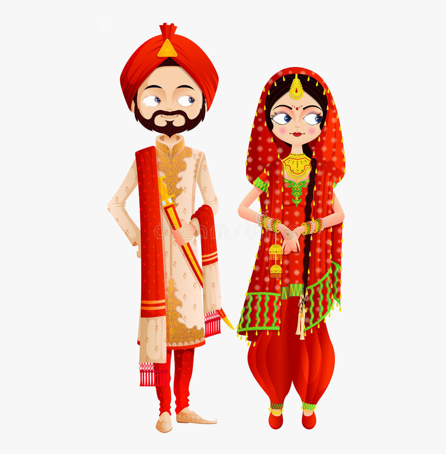Happy Wedding Anniversary Punjabi, Transparent Clipart