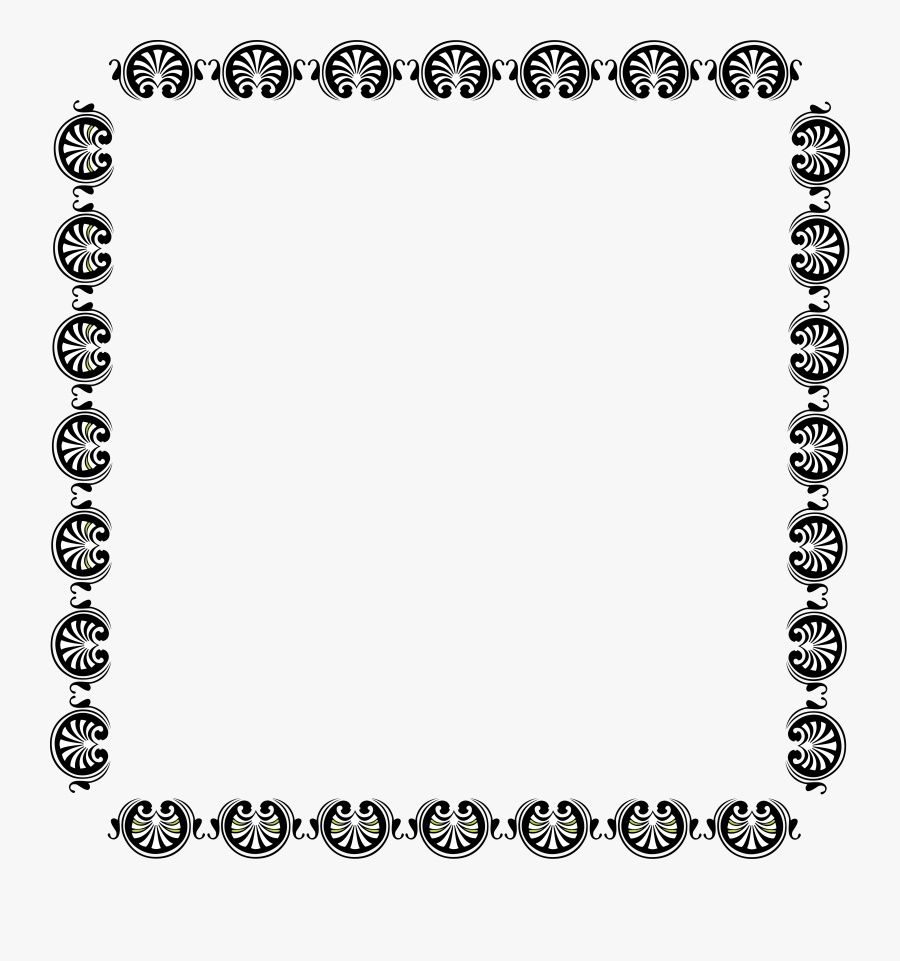 Black And White Frame, Transparent Clipart