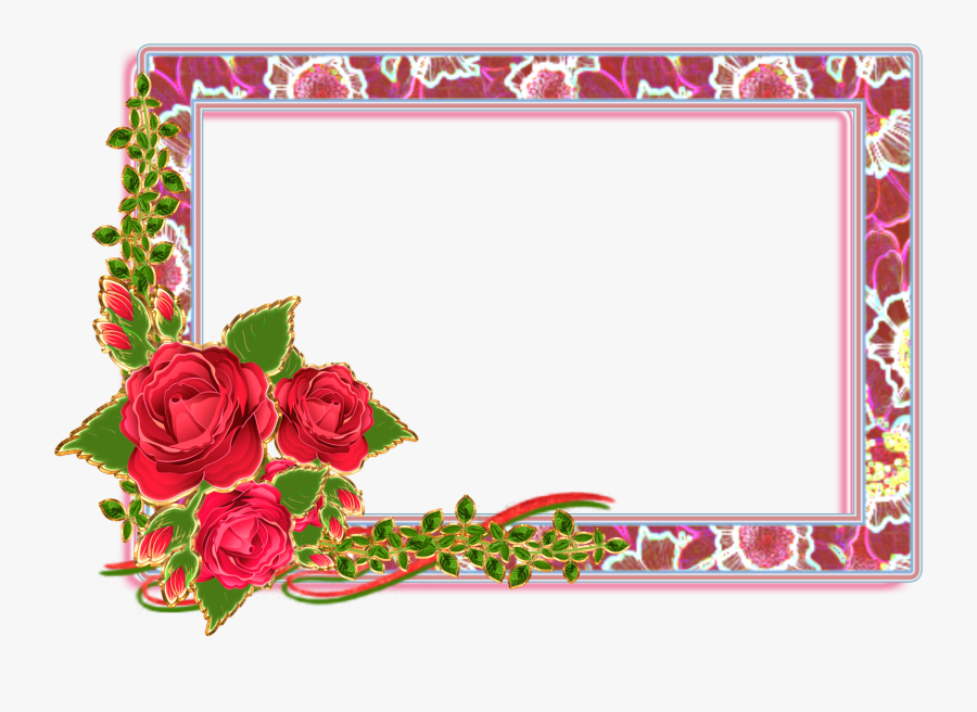 Transparent Wreath Clipart Transparent Background - Flower Frame Background Png, Transparent Clipart