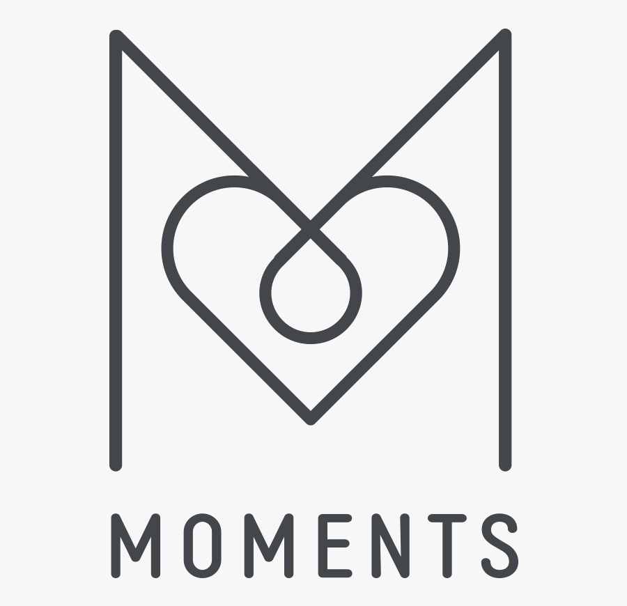 Moments Logo - Heart, Transparent Clipart