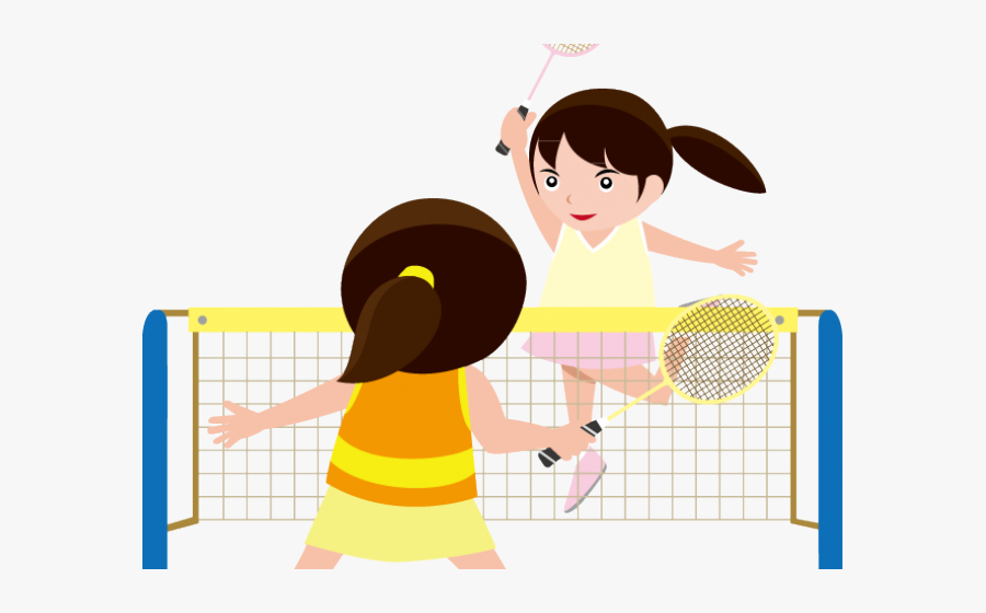 Image Royalty Free Library Badminton Badmitton Free - Playing Badminton Clipart Png, Transparent Clipart