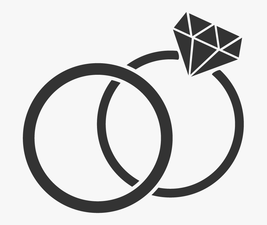 Weddings - Diamond Wedding Ring Clipart Png, Transparent Clipart