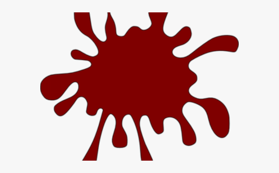 Red Paint Splatter Clipart, Transparent Clipart