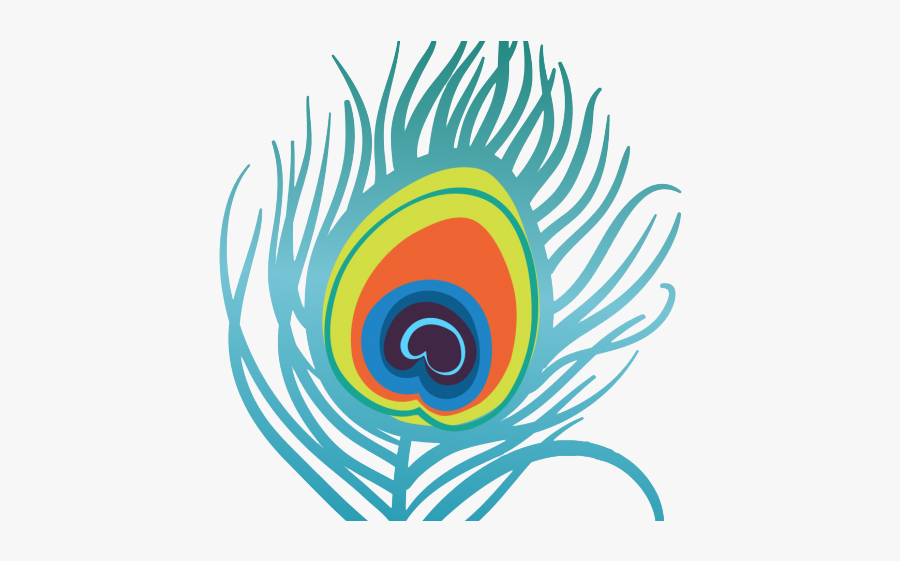 Peacock Feather Clipart Png, Transparent Clipart