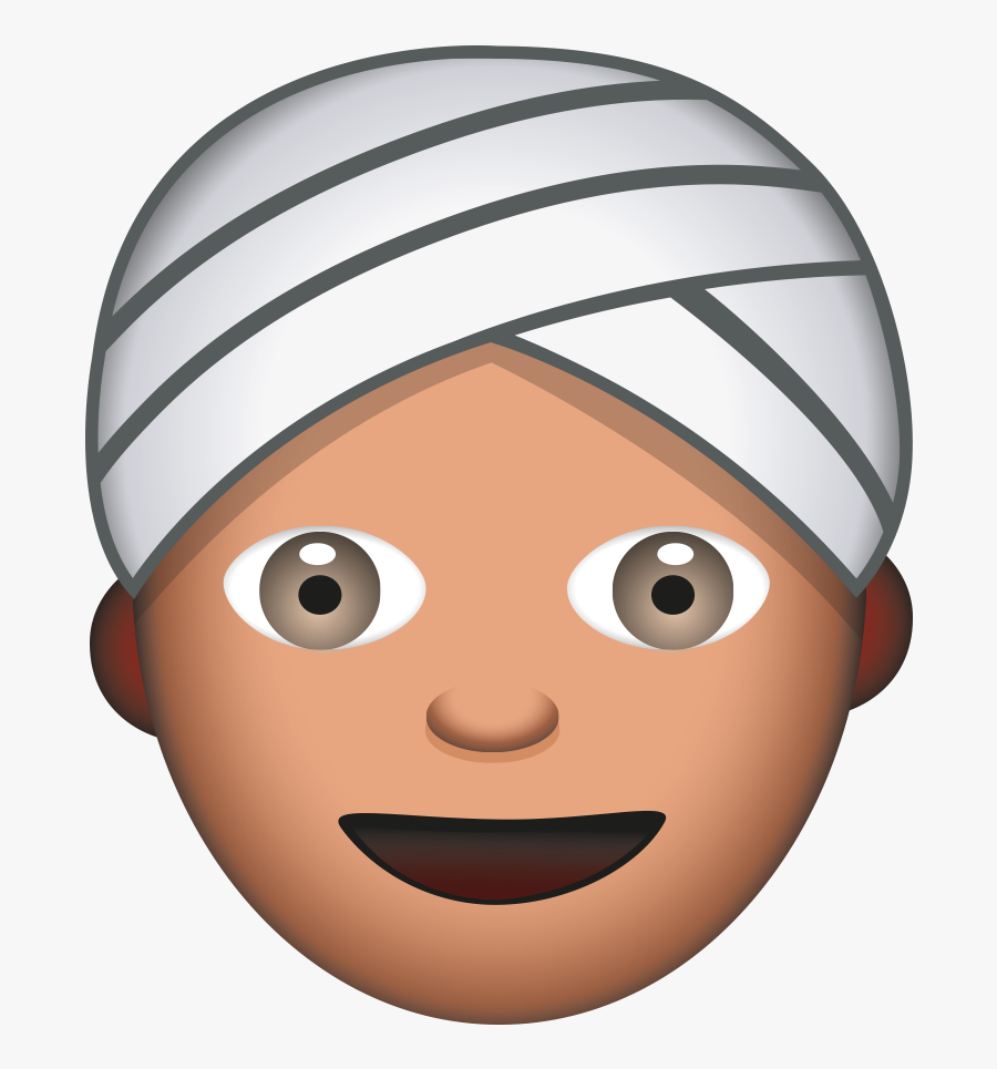 Man With Turban - Emoji Turban, Transparent Clipart