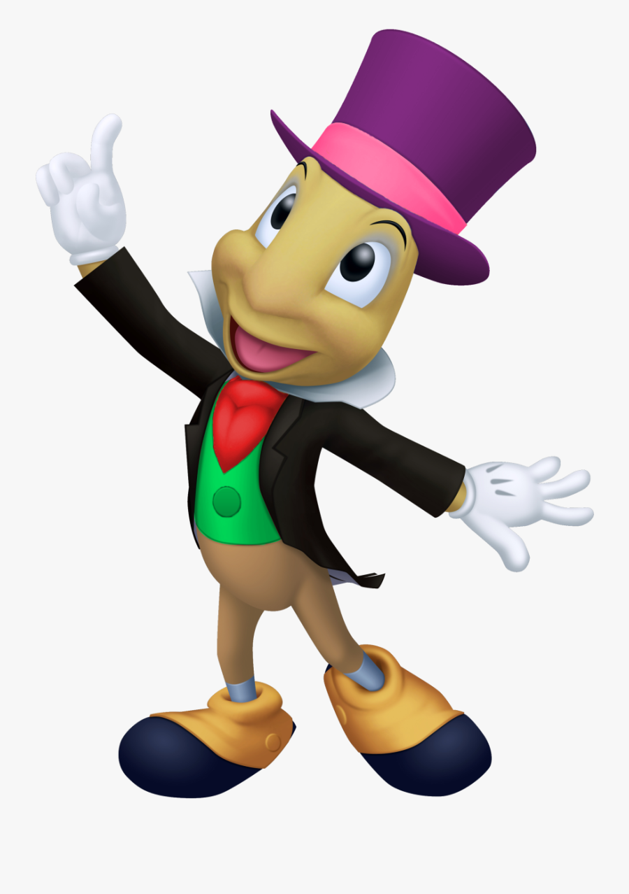 All Of Us To All Of You Jiminy Cricket - Kingdom Hearts 2 Jiminy, Transparent Clipart