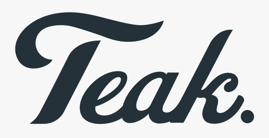Teak Logo - Teak, Transparent Clipart