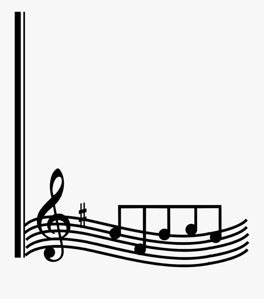 Music Border Png - Music Notes Border Clipart, Transparent Clipart