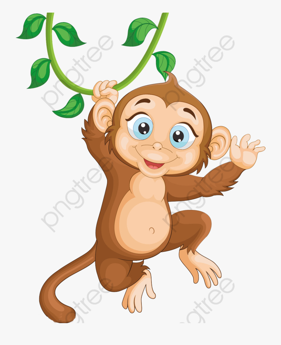 Jumping Monkey - Monkey Clipart Png , Free Transparent Clipart - ClipartKey