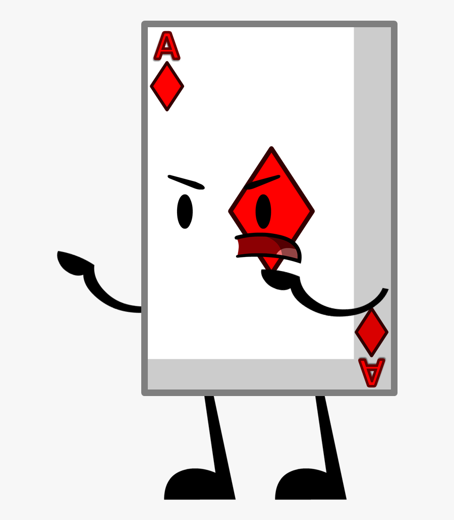 Bfdi Card , Png Download - Bfdi Playing Card, Transparent Clipart