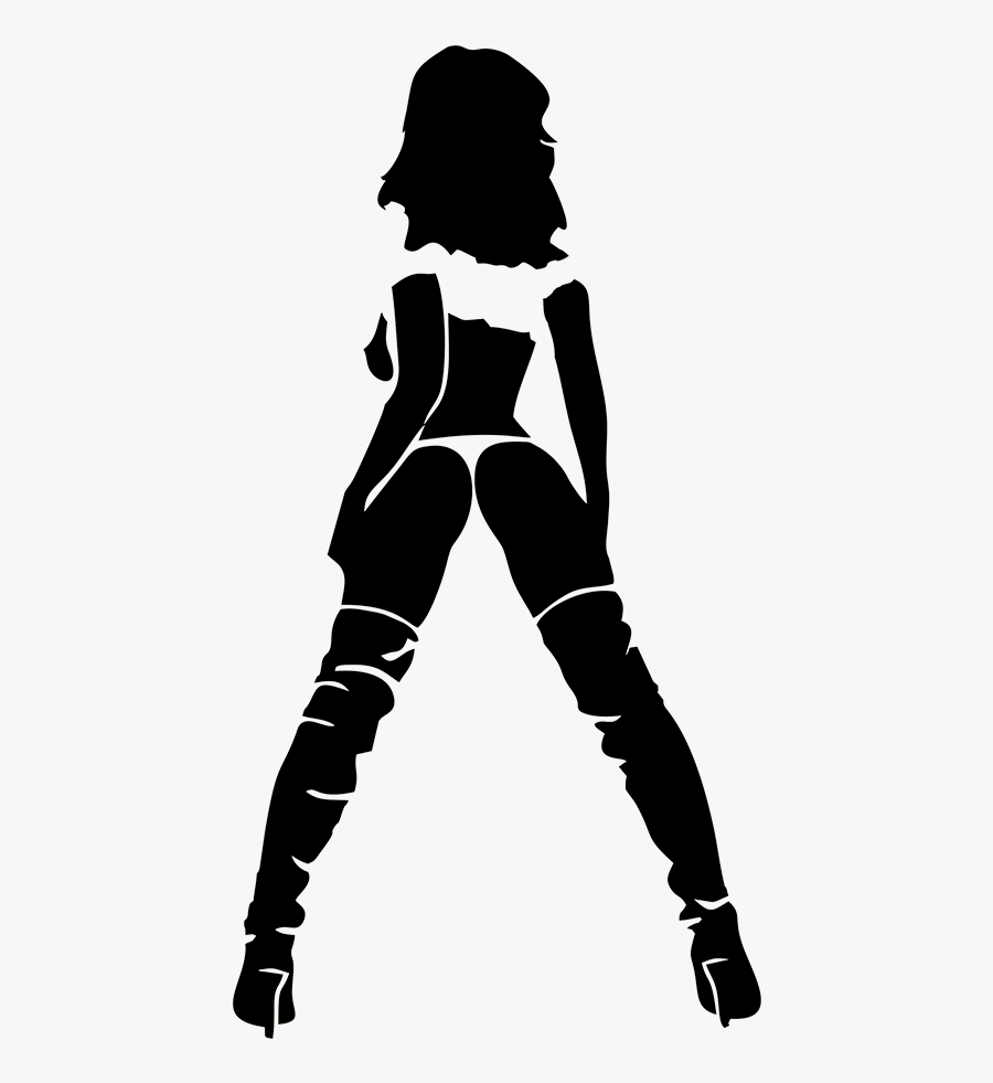 Silhouette Clip Art Woman Illustration Girl - Sexy Girl Logo Png, Transparent Clipart