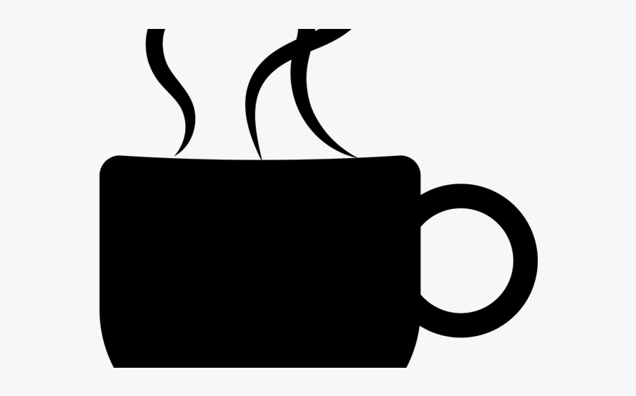 Silhouette Coffee Mug Design, Transparent Clipart