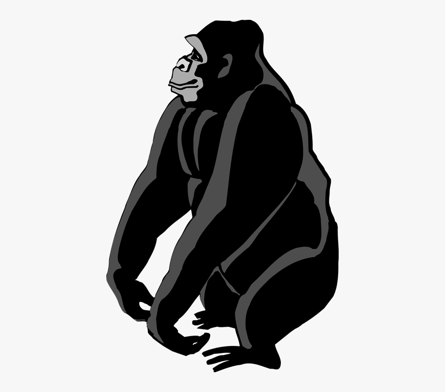Gorilla Clip Art Free - Free Clip Art Gorilla Logo, Transparent Clipart
