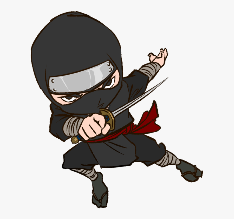 Ninja Pic - Cartoon Ninja Png, Transparent Clipart