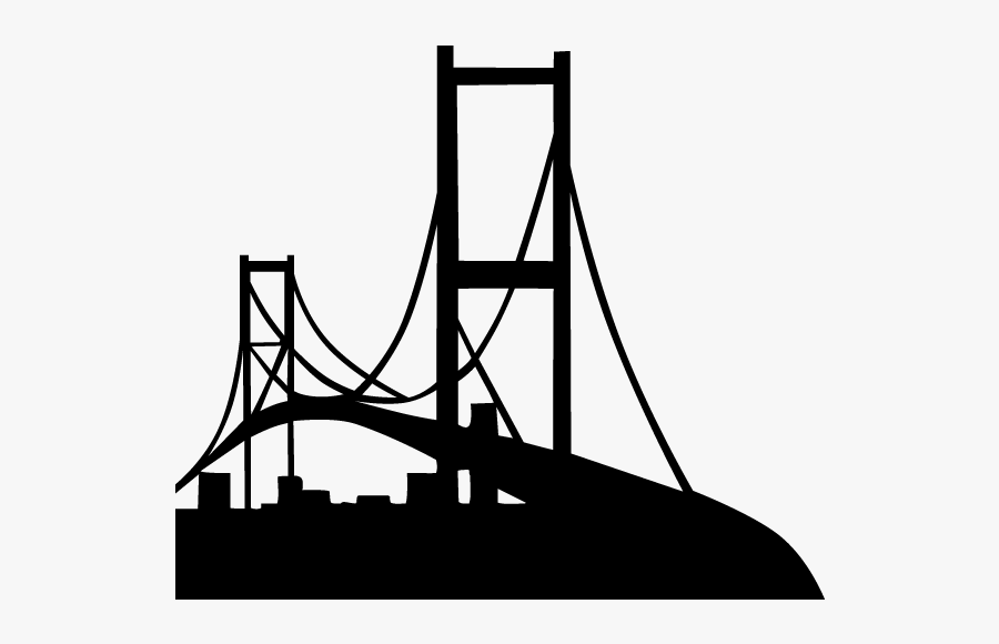 San Francisco Oakland Bay Bridge Golden Gate Bridge - Civil Engineering Bridge Logo, Transparent Clipart