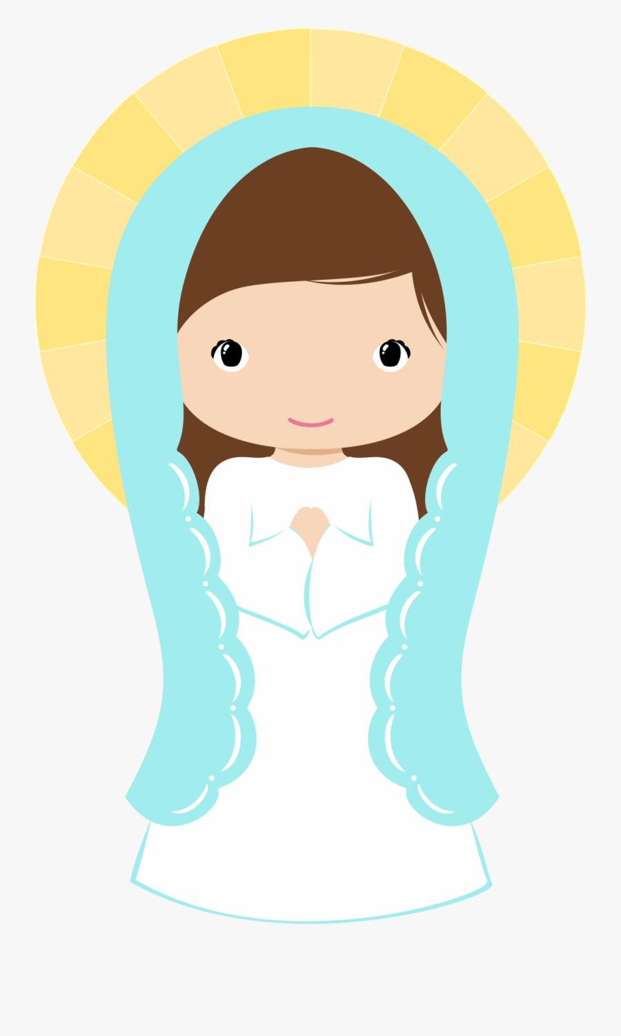 Virgin Mary Cartoon Png Free Transparent Clipart Clipartkey