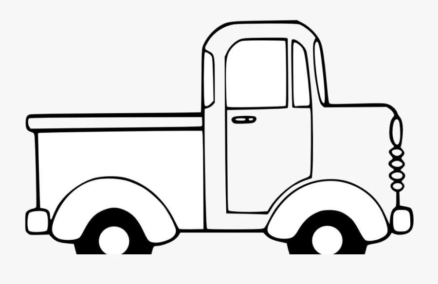 Car Cartoon Images Black And White - Little Blue Truck Worksheets, Transparent Clipart
