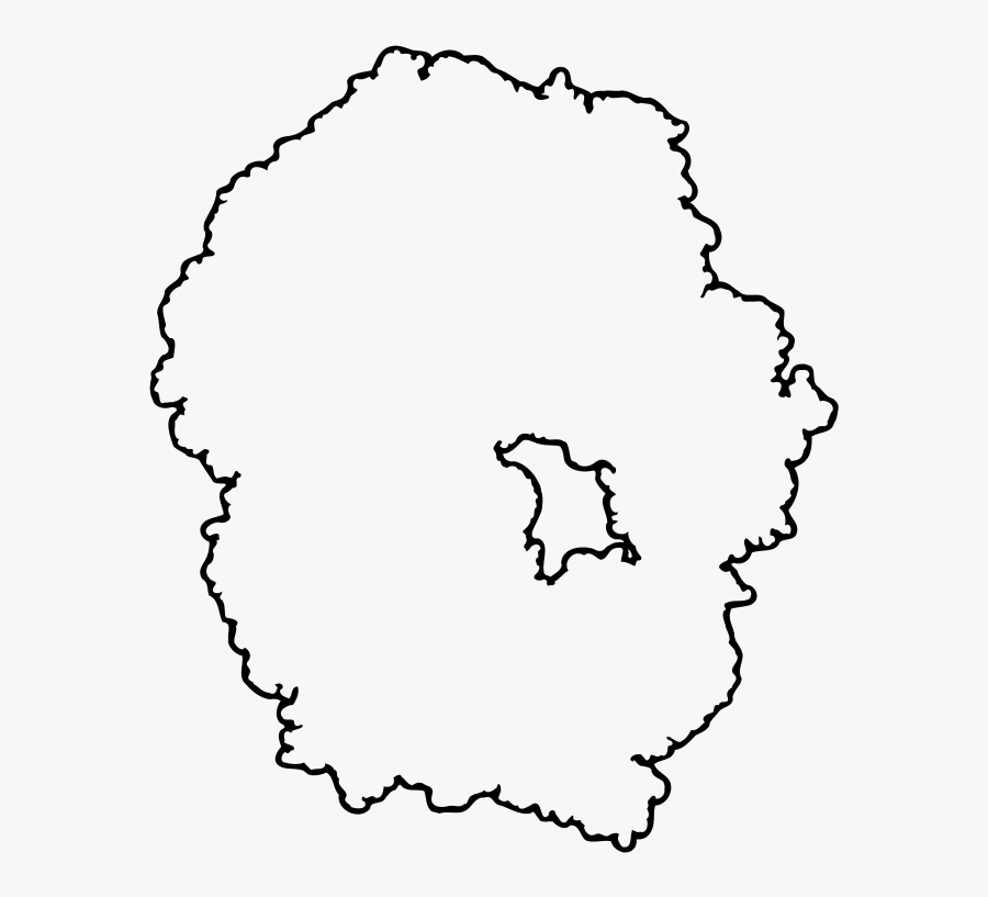 70s Ecoli Ribosome Outline - Ribosome Outline, Transparent Clipart