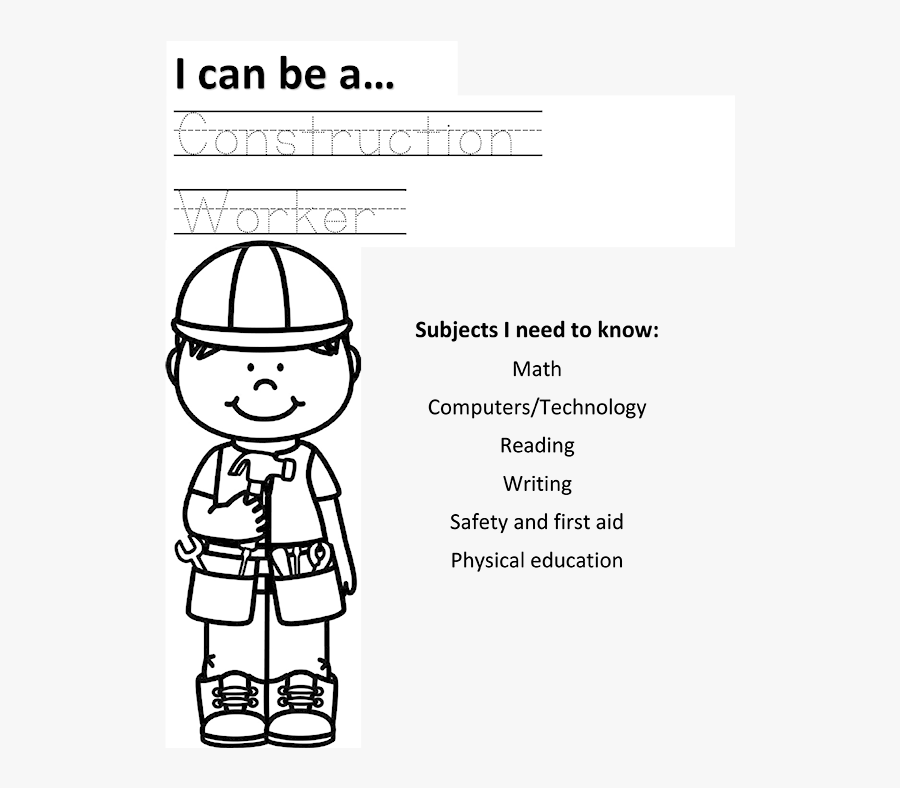 Montana Labor Market Information - Construction Worksheets Preschool, Transparent Clipart