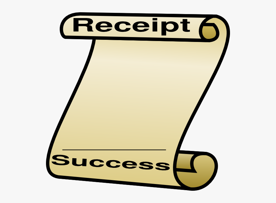 Receipt Clip Art, Transparent Clipart