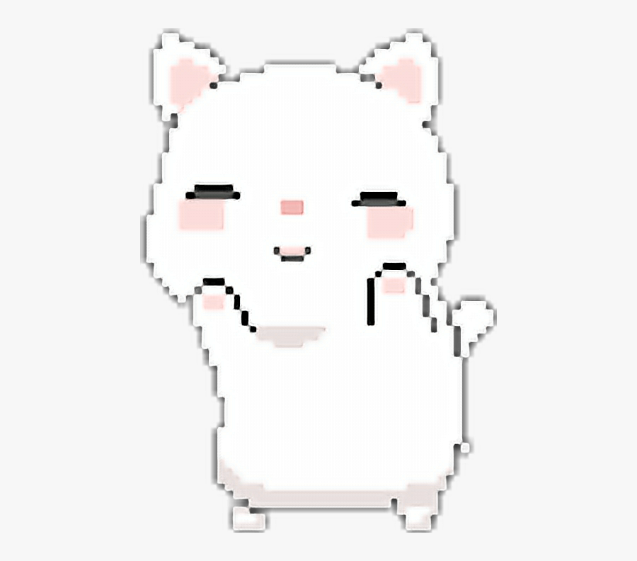 Anime Cat Clipart - Kawaii Cat Dancing Gif, Transparent Clipart