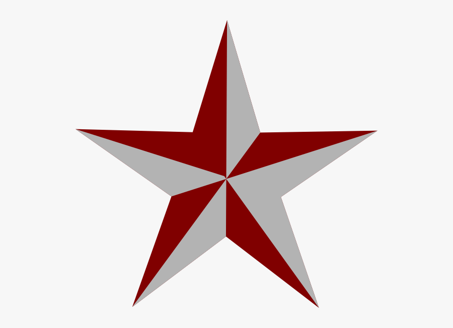 Western Stars Clipart - Red Star Png, Transparent Clipart