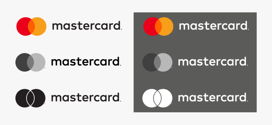 Horizontal Mastercard Brand Marks - Circle, Transparent Clipart