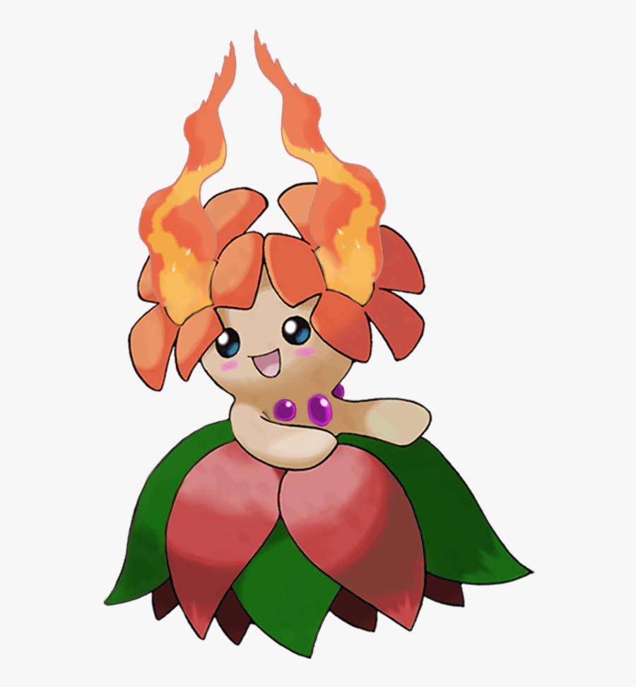 Not Official, Totally Fan-made, Do Not Steal And Try - Bellossom Pokemon Go, Transparent Clipart