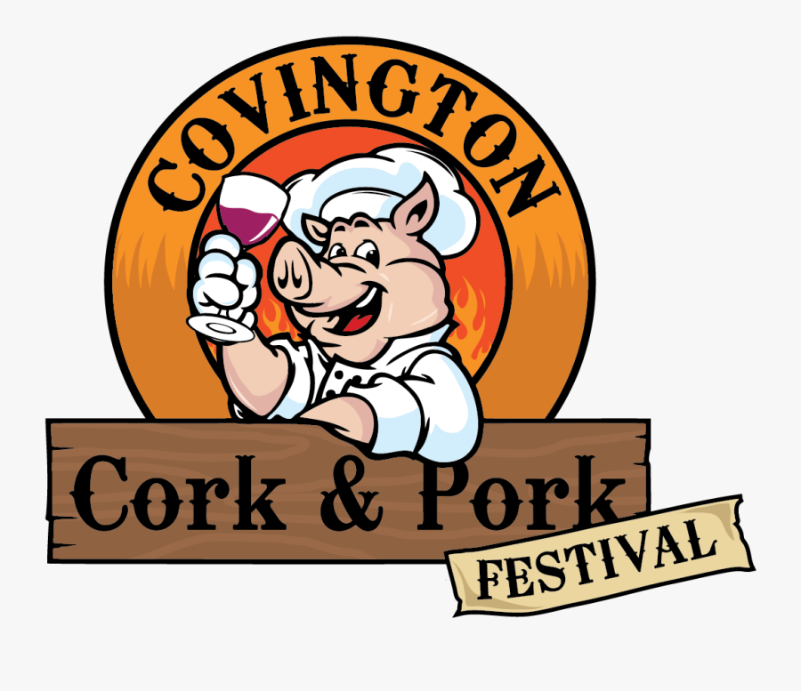 Corkandpork 2017 Logo - Cork And Pork Logo, Transparent Clipart