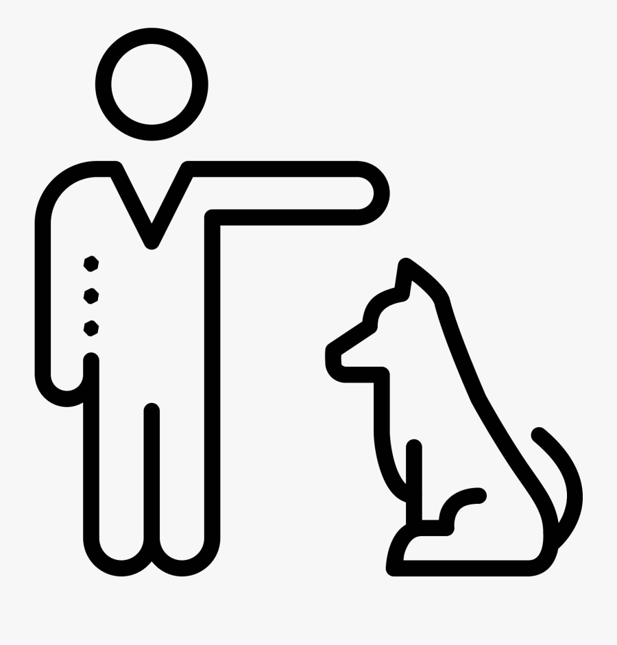 Dog Training Icon, Transparent Clipart