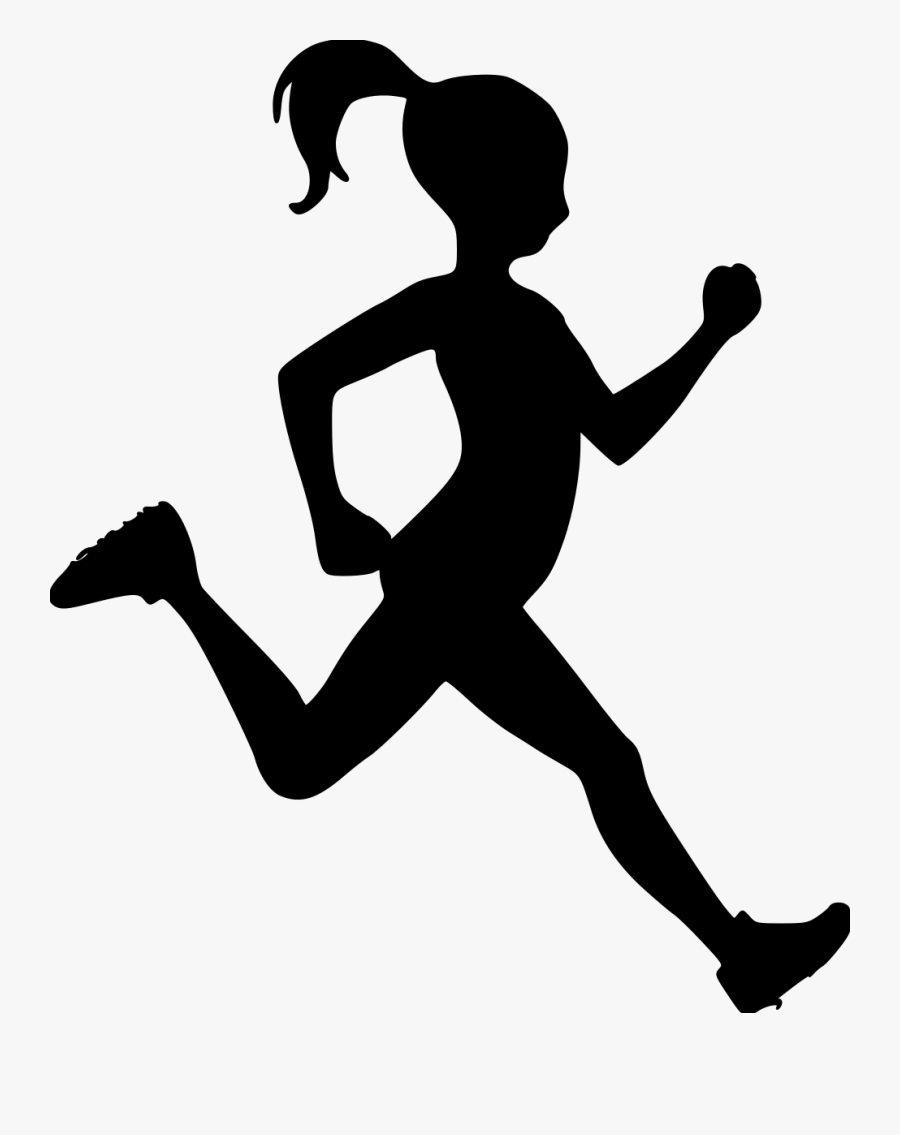 Girl-running File Size - Girls Running Clip Art , Free Transparent