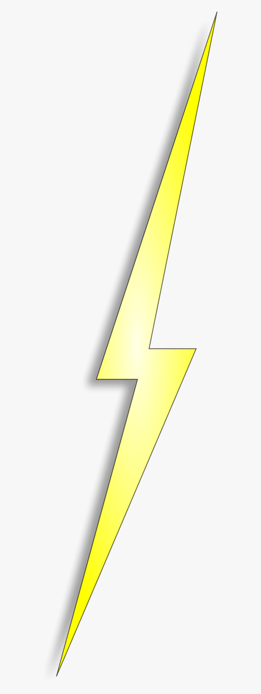 Yellow Lightning Electricity Bolt Thunder Lightning - Clip Art Lightning Bolts, Transparent Clipart