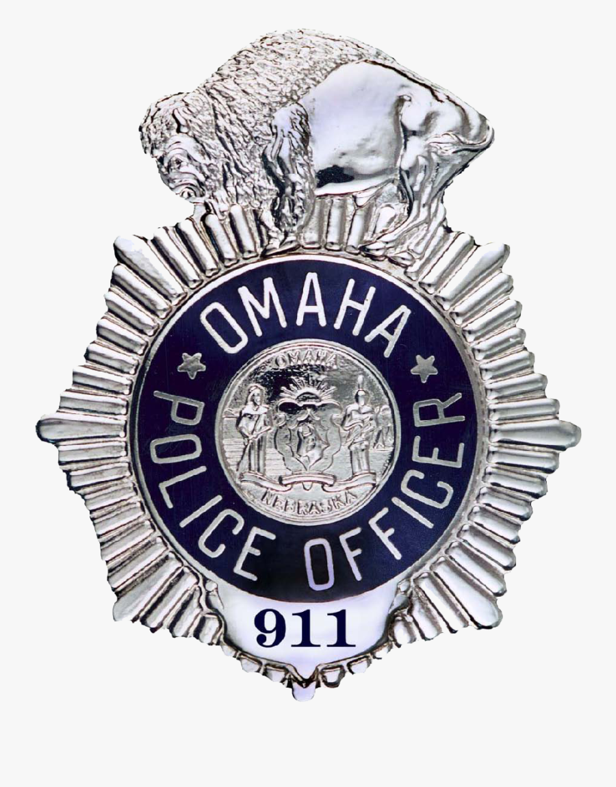 Transparent Police Badge Png - Omaha Police Officer Badge, Transparent Clipart