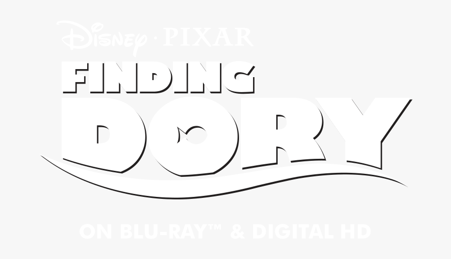 Finding Dory Logo Png - Line Art, Transparent Clipart