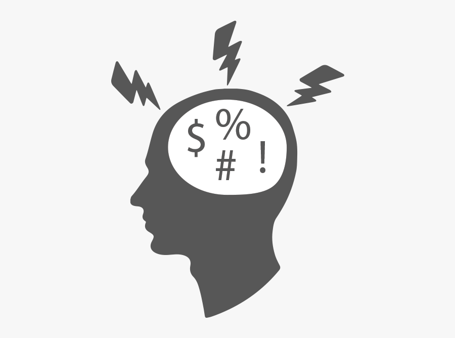 Stressed Brain Png - Transparent Background Stress Icon, Transparent Clipart