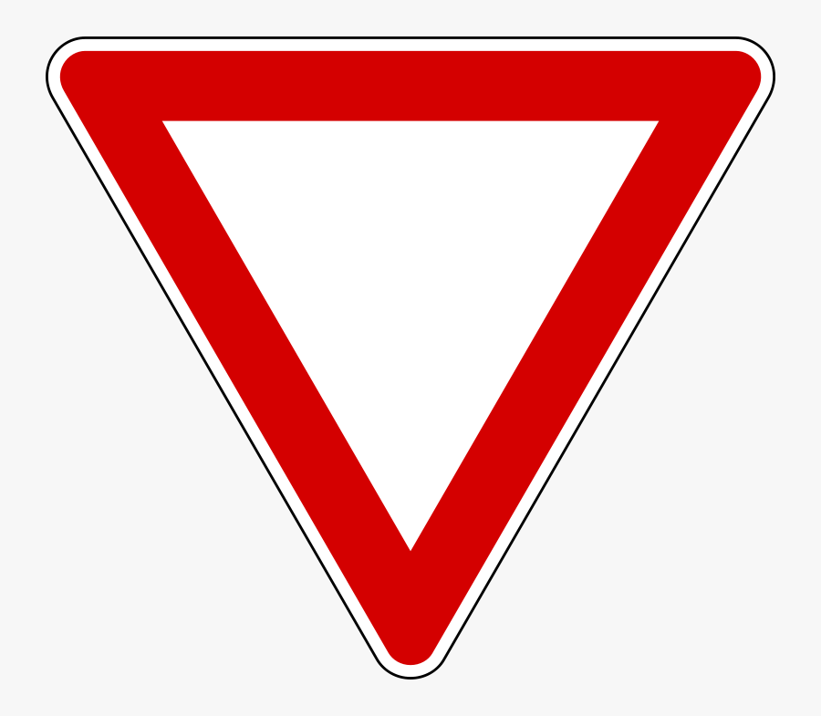 Diamonds Clipart Road Sign Red Upside Down Triangle Sign Free 