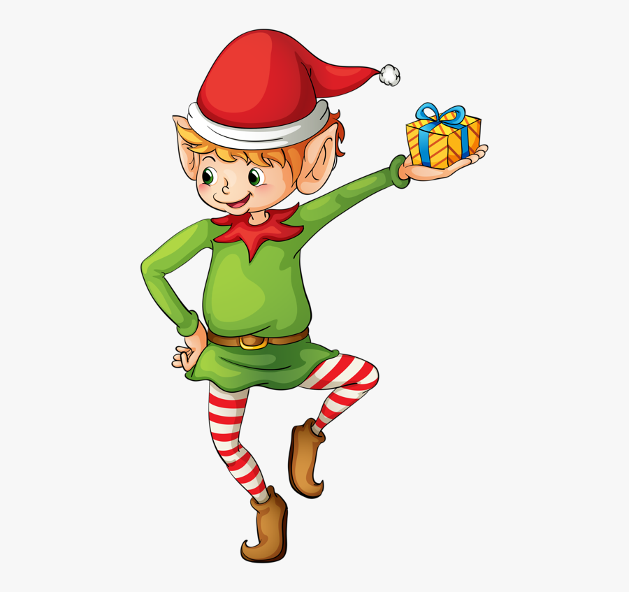 Parade Clipart Christmas - Santa Elves, Transparent Clipart