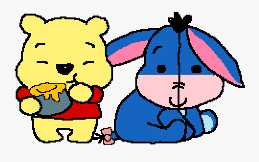 Winnie The Pooh And Eeyore - Cute Winnie The Pooh, Transparent Clipart