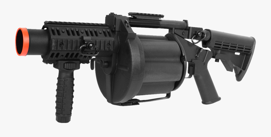 Air Soft Grenade Launcher Png Png Image - Grenade Launcher Airsoft Pistol, Transparent Clipart