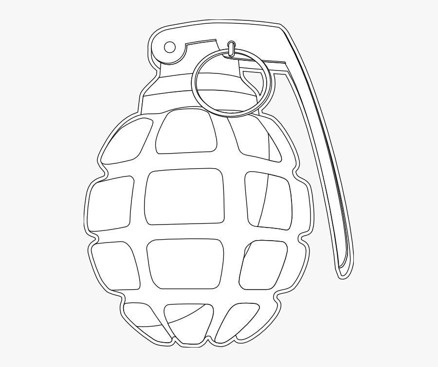 Tzunghaor Grenade Normal Black White Clipartist Grenade Grenade Photo Black And White Free Transparent Clipart Clipartkey