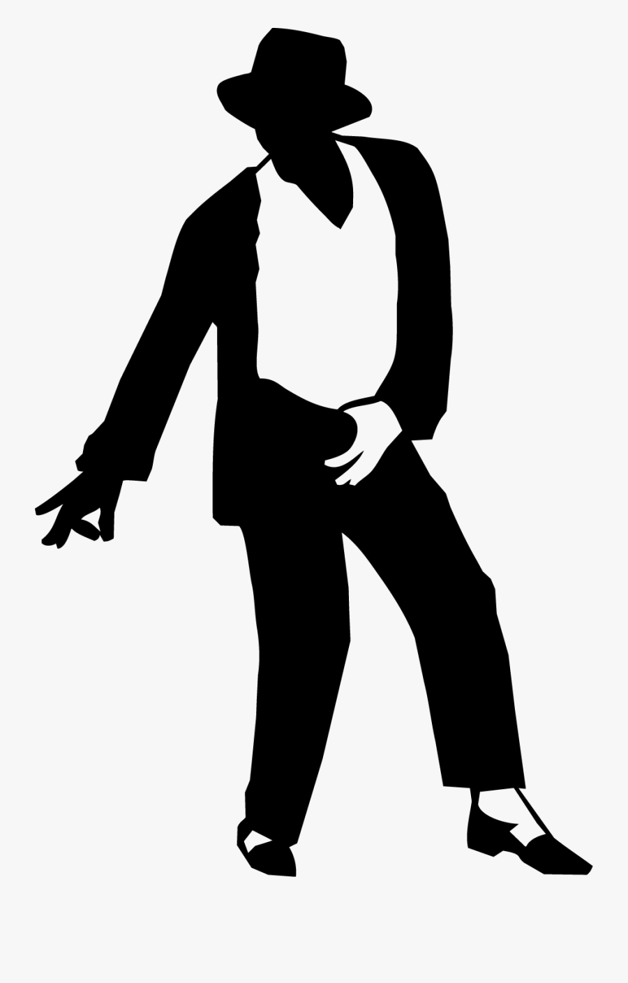 Moonwalk Silhouette Sticker Decal Clip Art - Michael Jackson Silhouette, Transparent Clipart