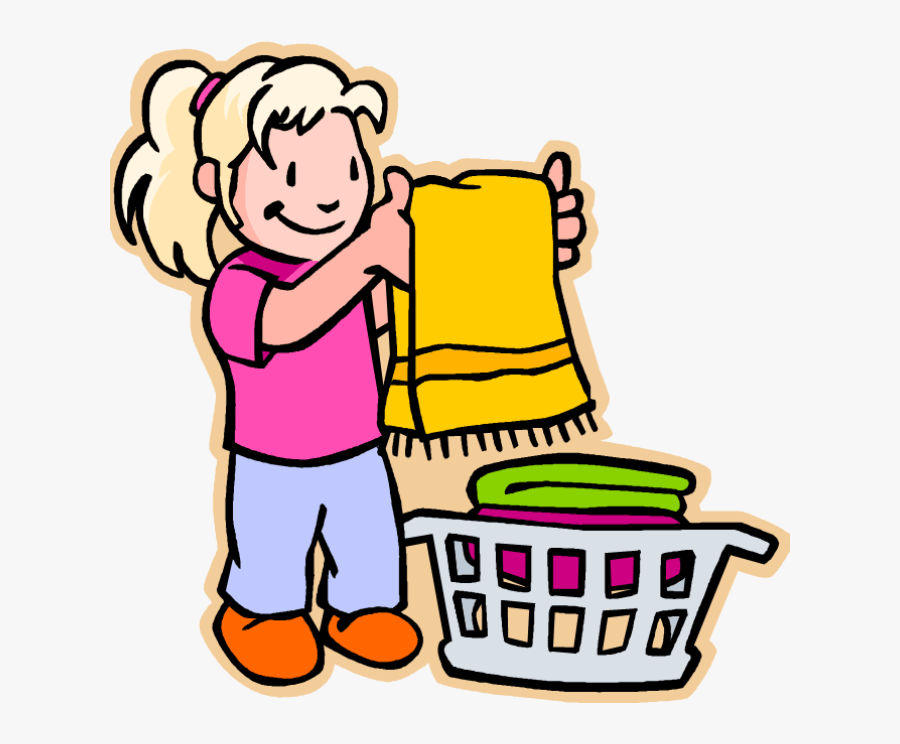 Fold The Clothes Clipart, Transparent Clipart