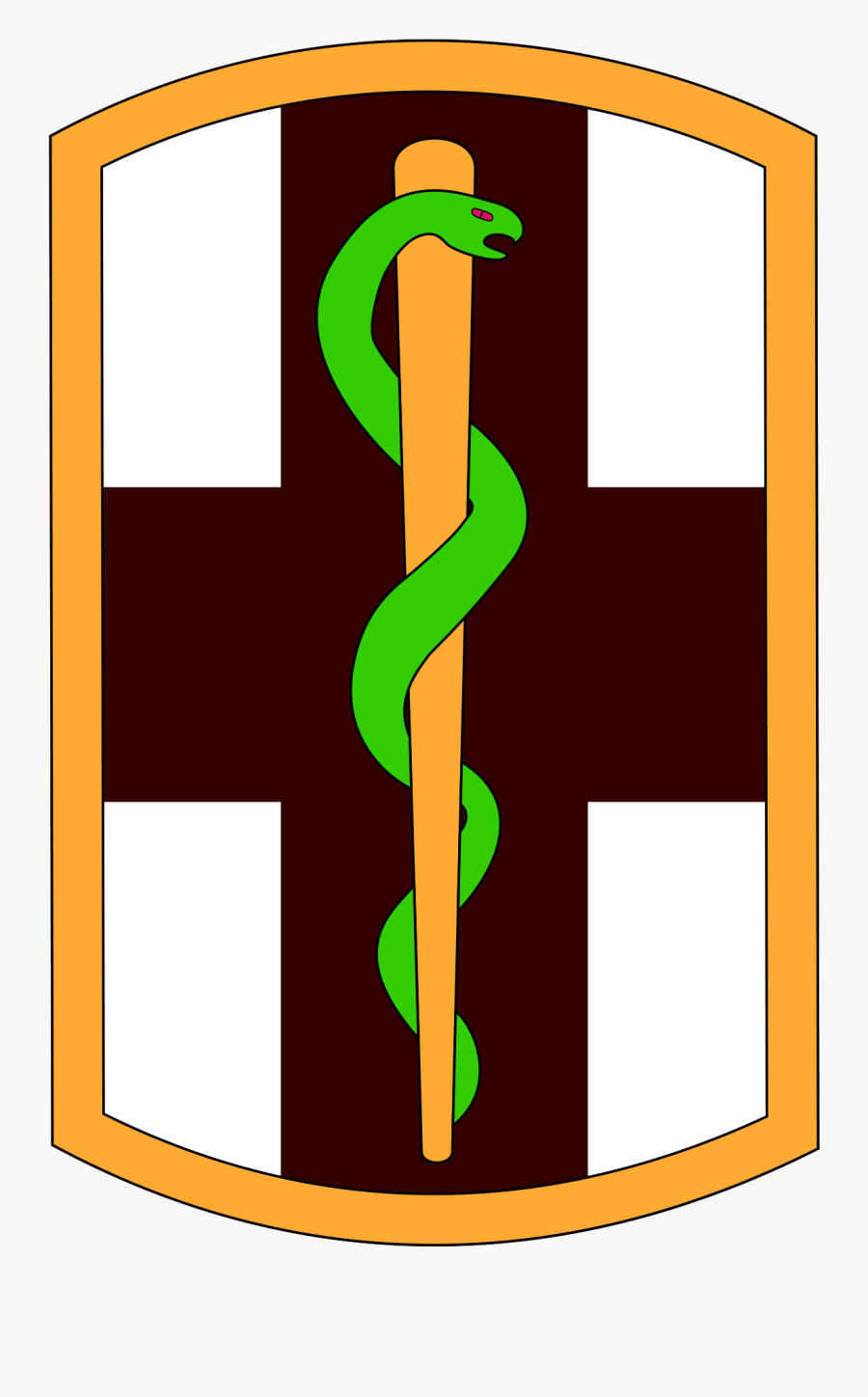1st Medical Brigade - 1st Medical Brigade Patch, Transparent Clipart