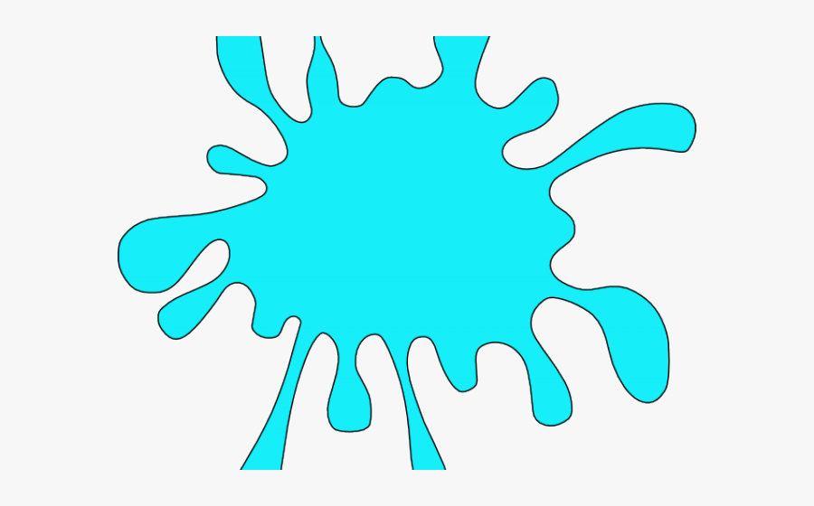 Orange Splatter Paint Png, Transparent Clipart