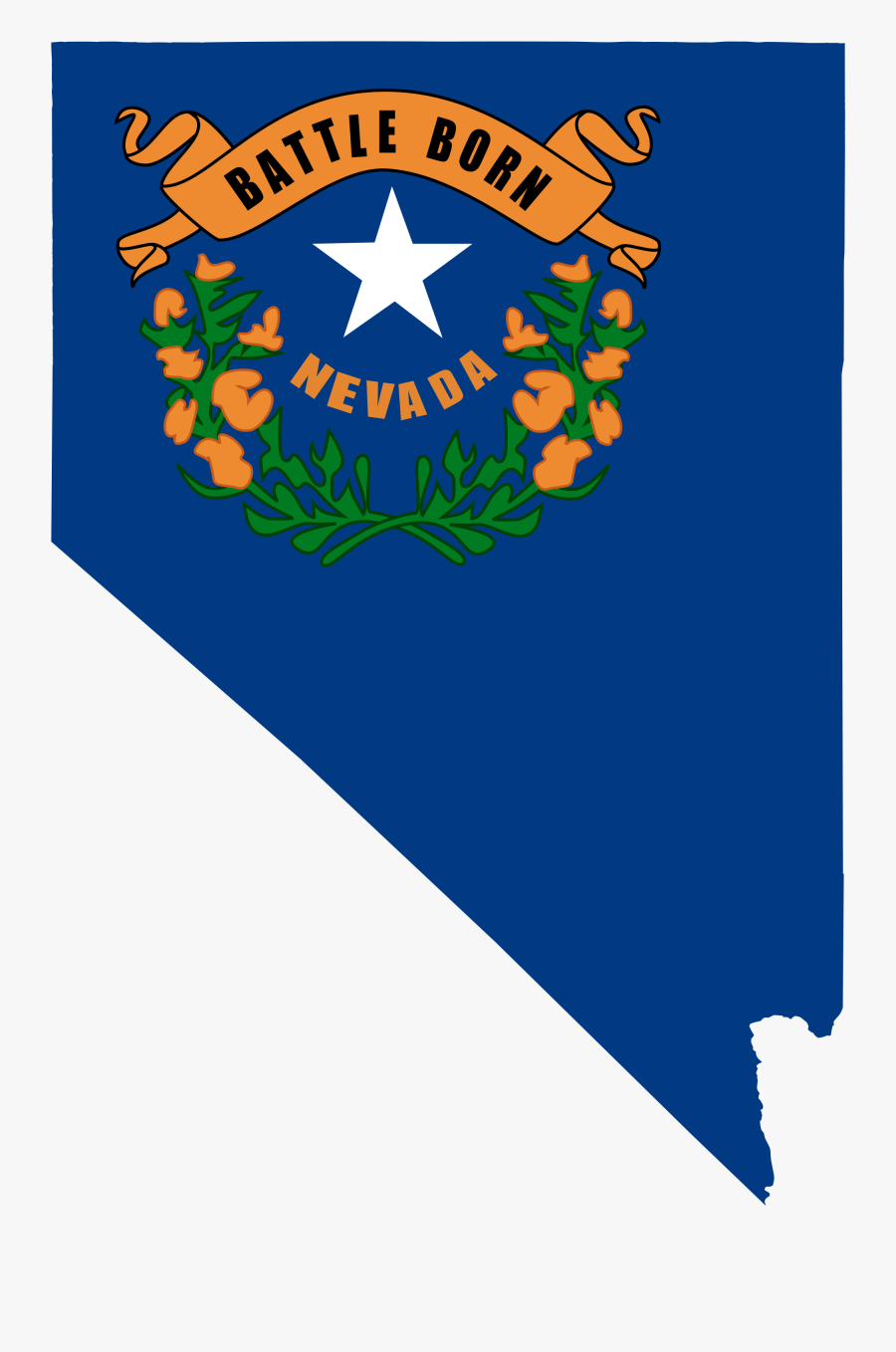 Clip Art Clipart - Flag Map Of Nevada , Free Transparent Clipart ...