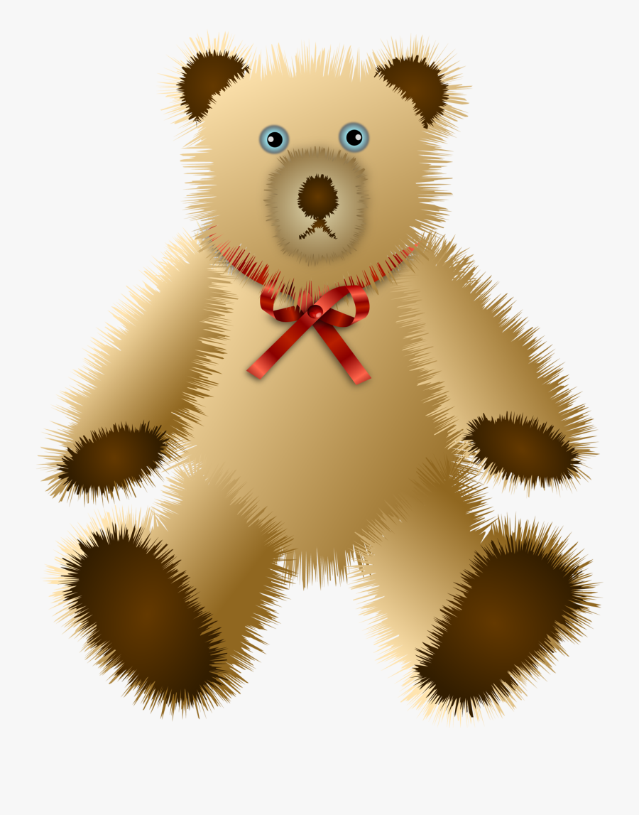 Teddy Bear En Vector, Transparent Clipart