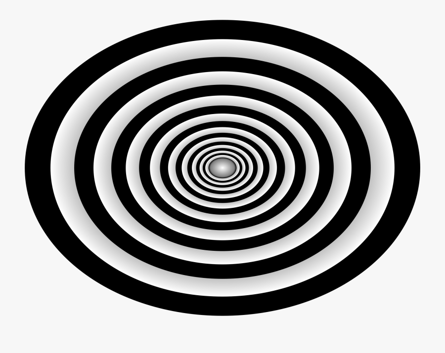 Symmetry,monochrome Photography,spiral - Time Tunnel, Transparent Clipart