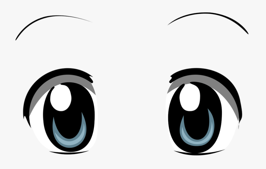 Transparent Cartoon Eyeballs Clipart - Anime Eyes Clipart , Free ...