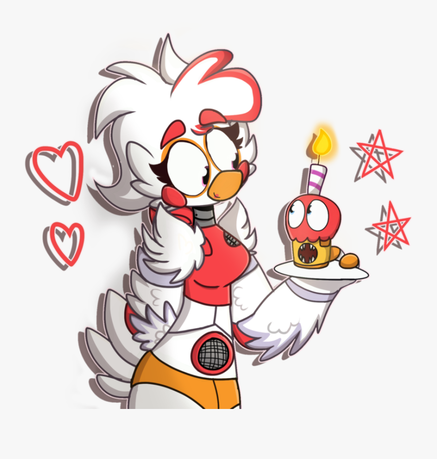 Funtime Chica [fnaf] By Pegasusvixen7950 - Fnaf Funtime Chica Fanart, Transparent Clipart